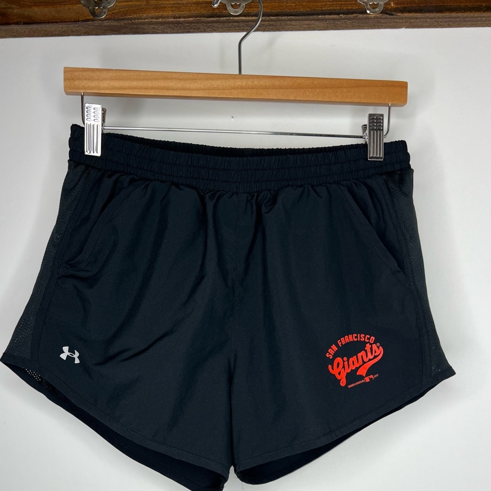 UNDER ARMOUR - SF San Francisco Giants women’s running shorts size large